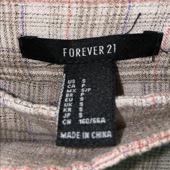 Forever 21 Plaid Skort - Picture 6 of 6